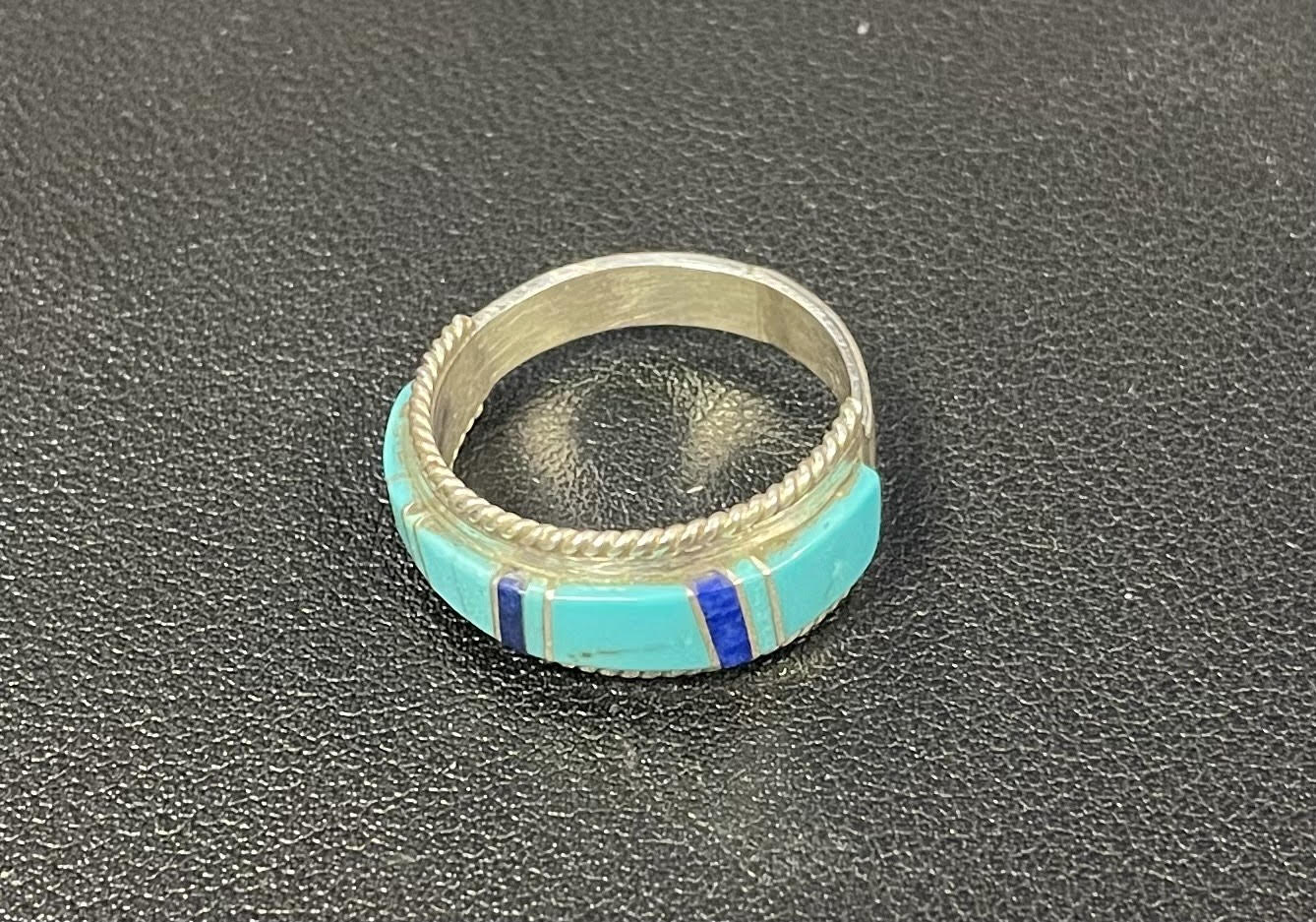 Lapis and Turquoise Inlay Ring