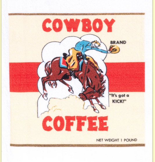 Cowboy Coffee Flour Sack Towel