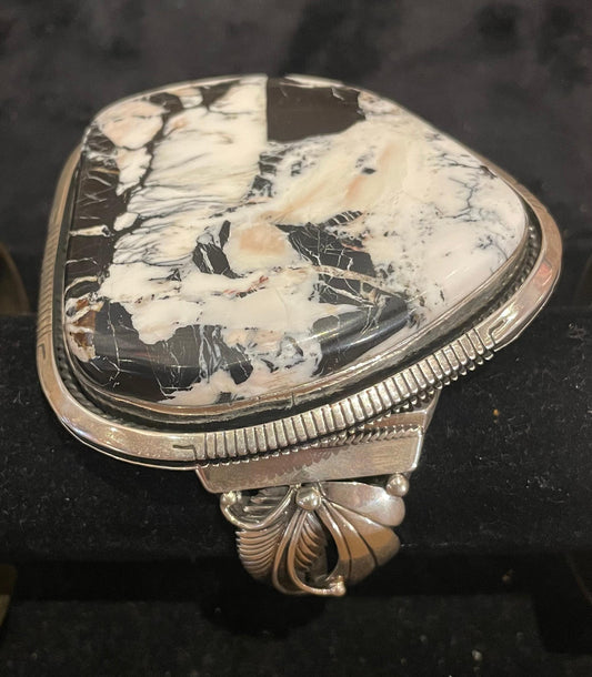 White Buffalo Turquoise Cuff Bracelet