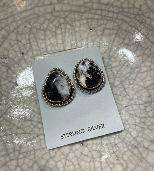 Buffalo Turquoise Post Earrings