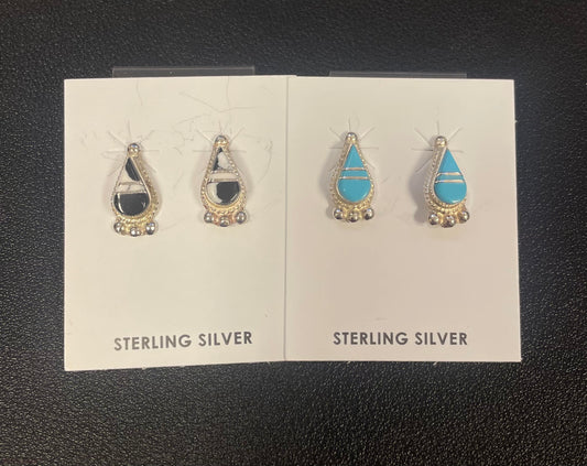 Tammy Johnson Intricate Turquoise Teardrop Earrings