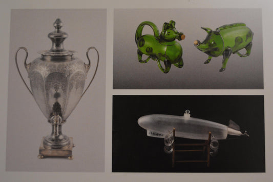 Urn and Decanters Postcard