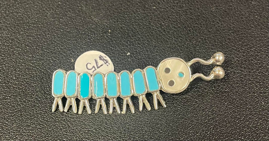 Emma Edaakie Multi-Stone Caterpillar Pin