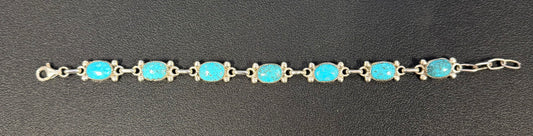 Diane Lonjose Oval Turquoise Bracelet