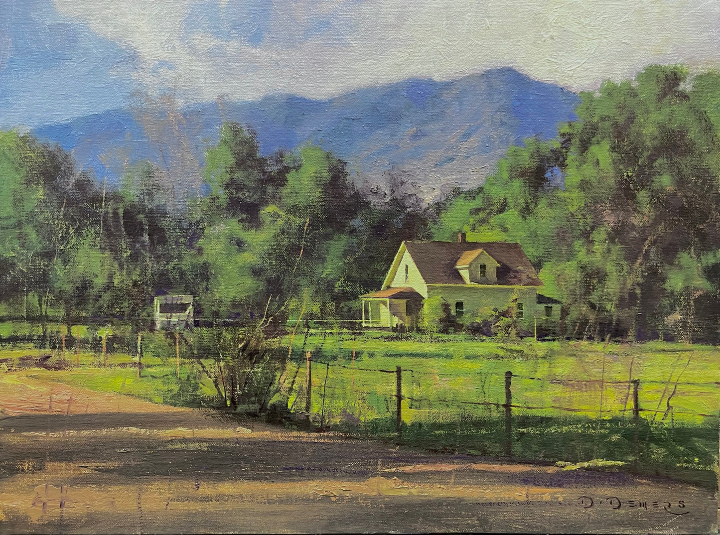 Don Demers "Settled In, Foot of the Bighorns"