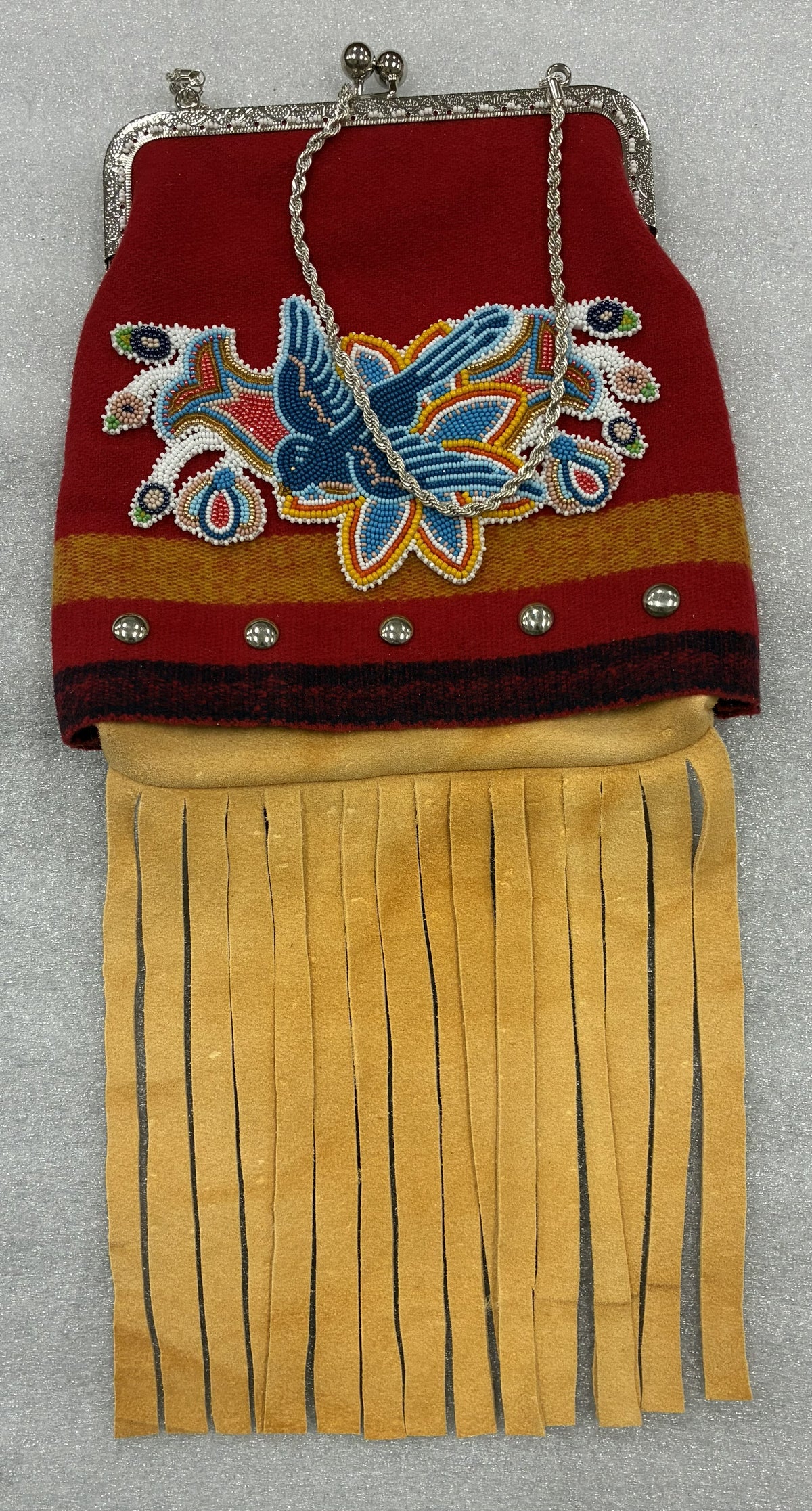 Carrie Moran McCleary "Beaded Purse"