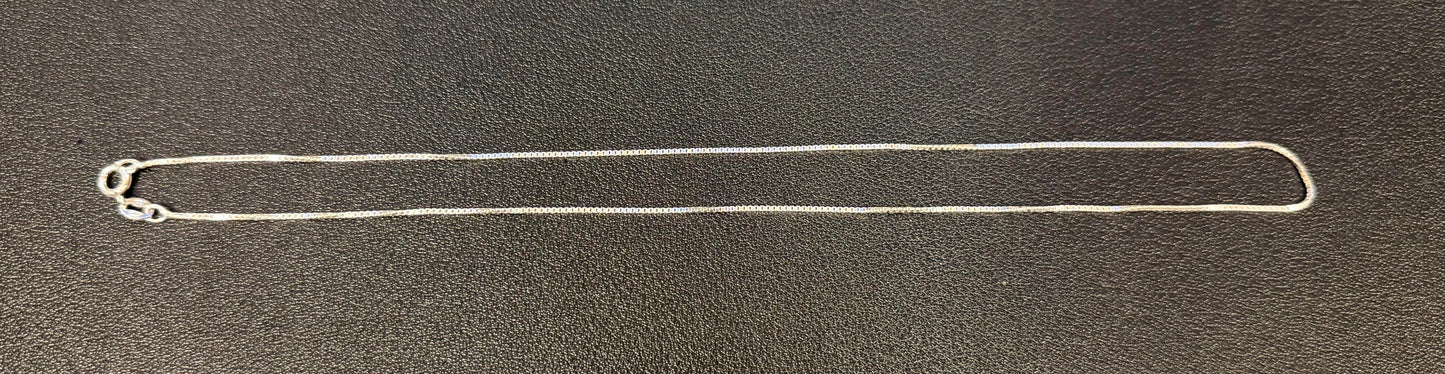 16" Sterling Silver Necklace Chain
