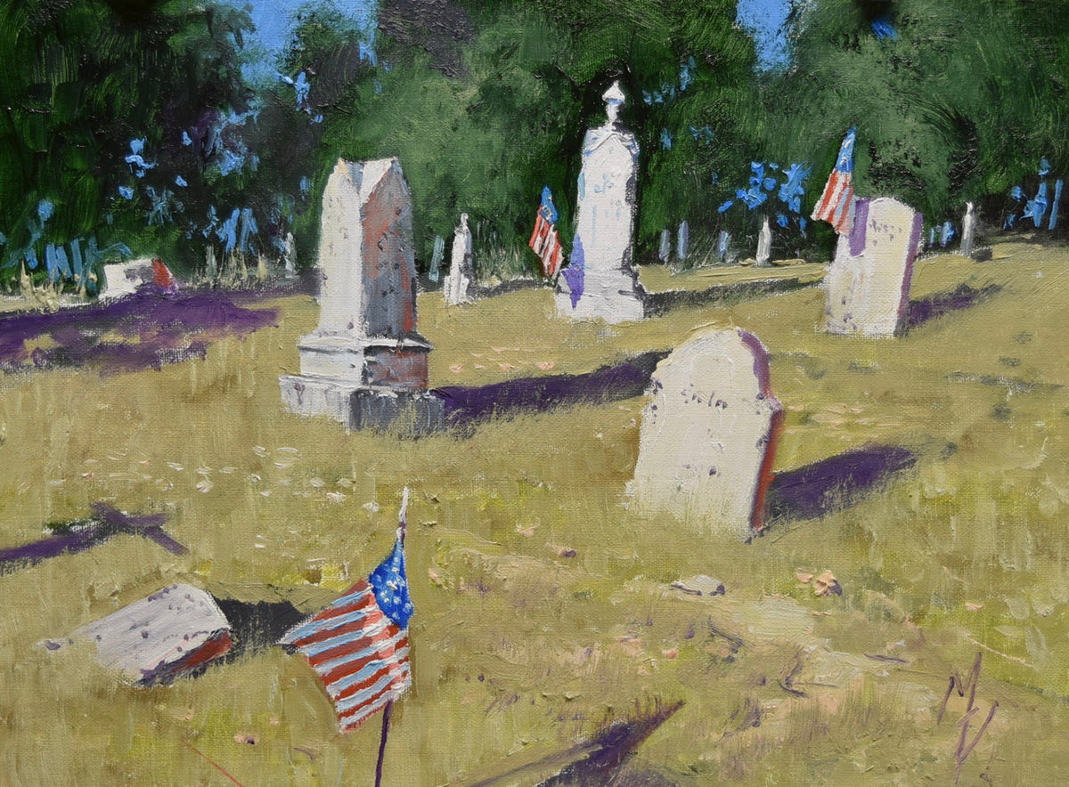 Michael Untiedt "Americana, Red, White, and Blue #4"