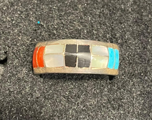 Multi Inlay Ring R814