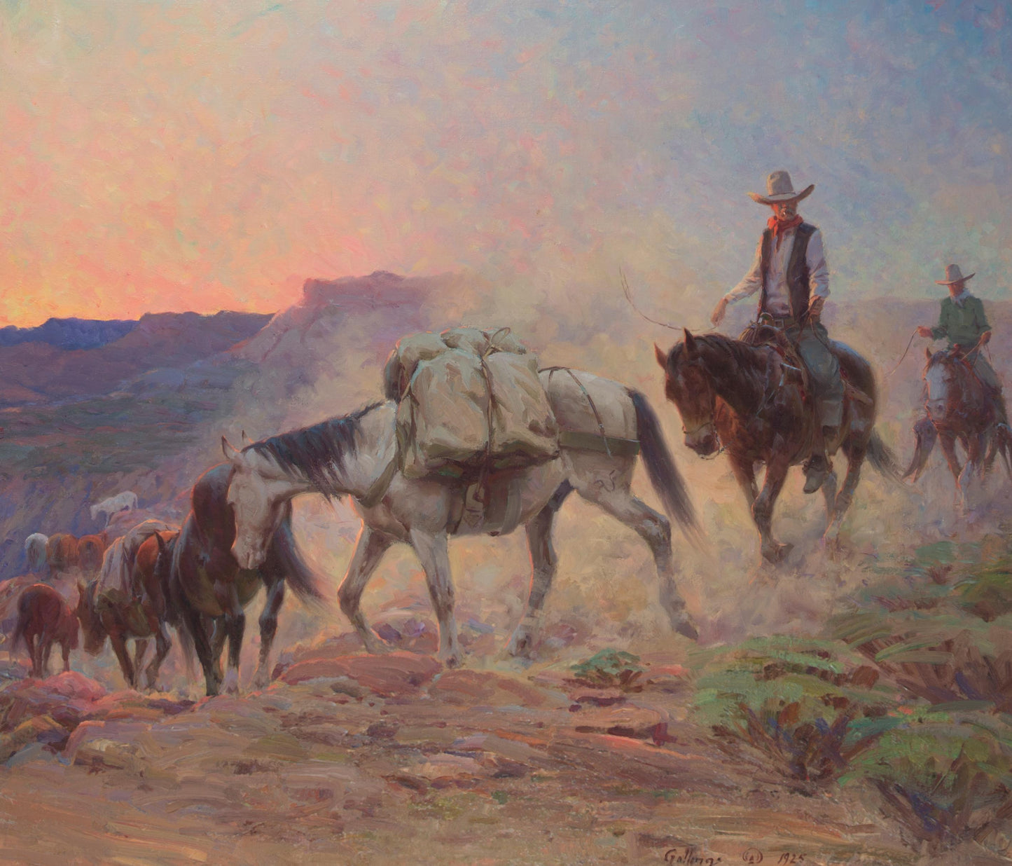 Pack Outfit at Sunset Notcard