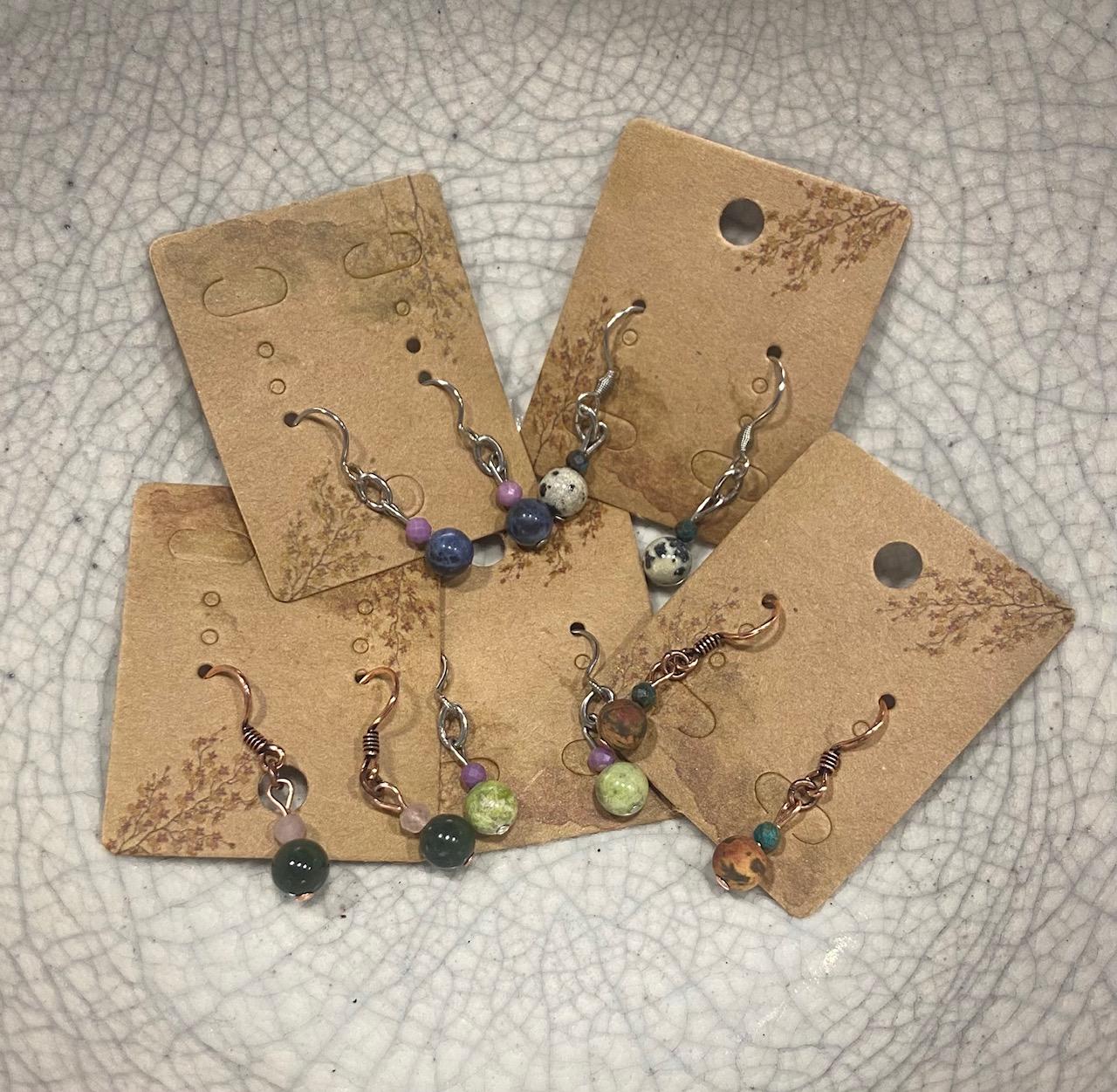 Rocky Mountain Jewelry Gemstone Beaded Dangle Earrings
