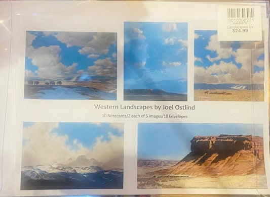 Joel Ostlind Western Landscapes Notecards