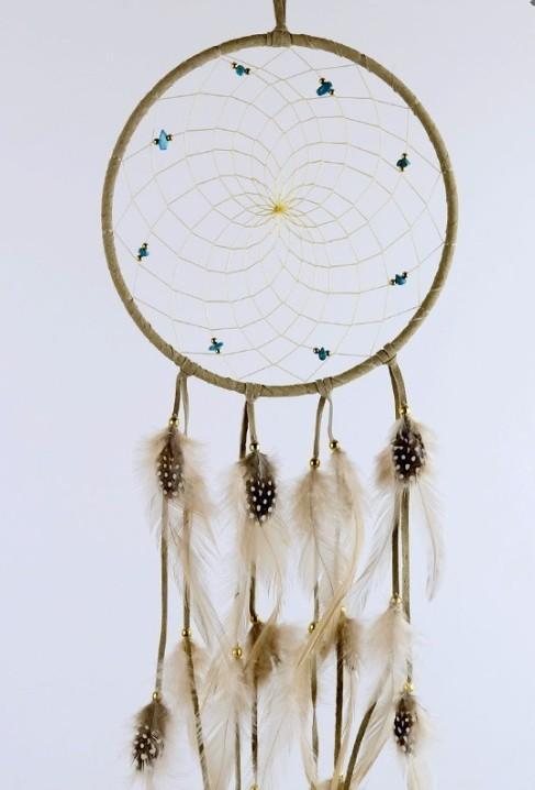 Dream Catcher Tan with Semi-Precious Stones 6
