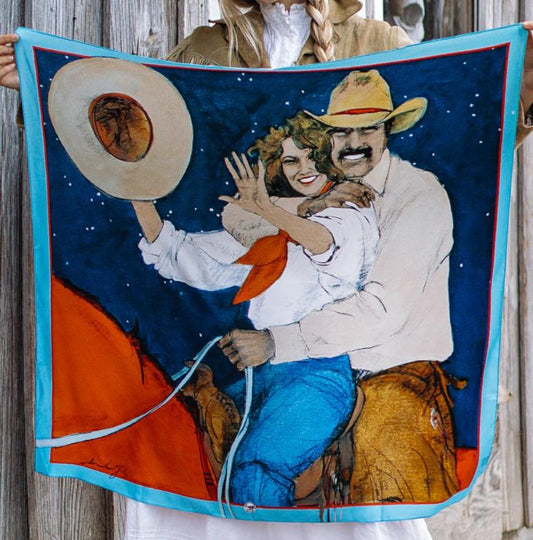 Fringe Donna Howell-Sickles A Little Romance Long Tall Scarf 35"