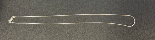 16 Inch Silver Cord Necklace