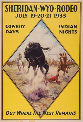 1933 Sheridan WYO Rodeo Poster