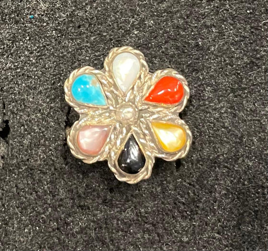 Flower Multistone Ring R12