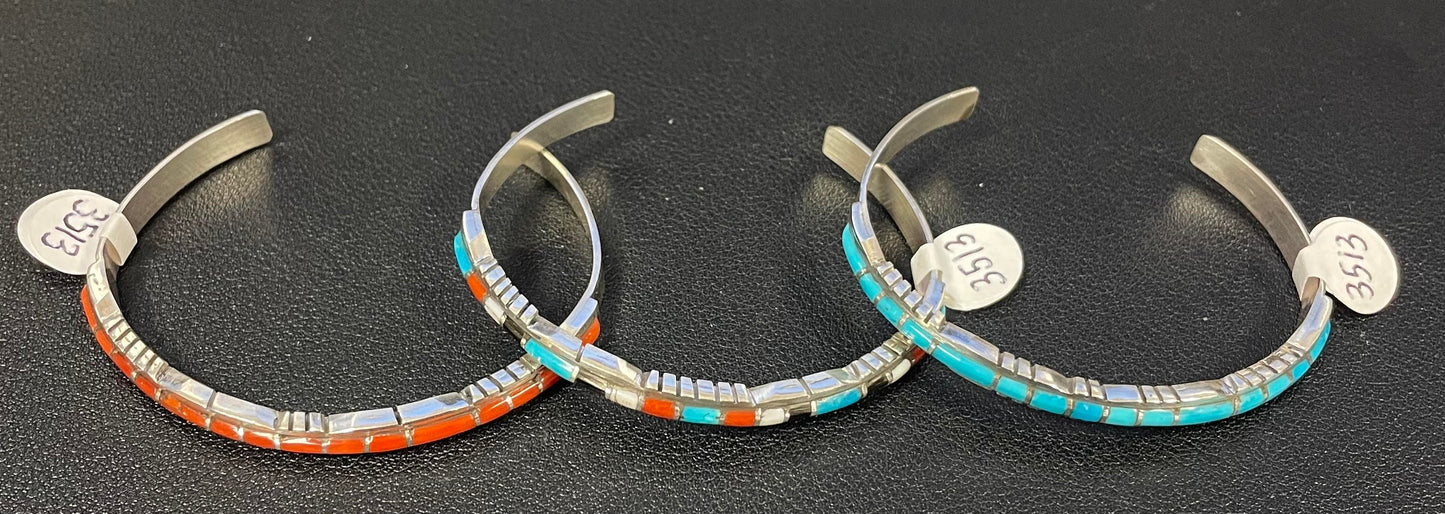 Sheldon Lalio Multi-Stone Inlay Cuff