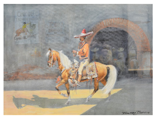 Caballero and Palomino Print By Ed Borein