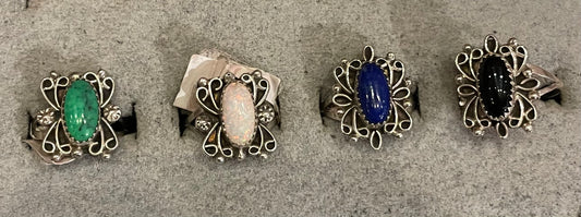 Assorted Stone Oval Ring R421