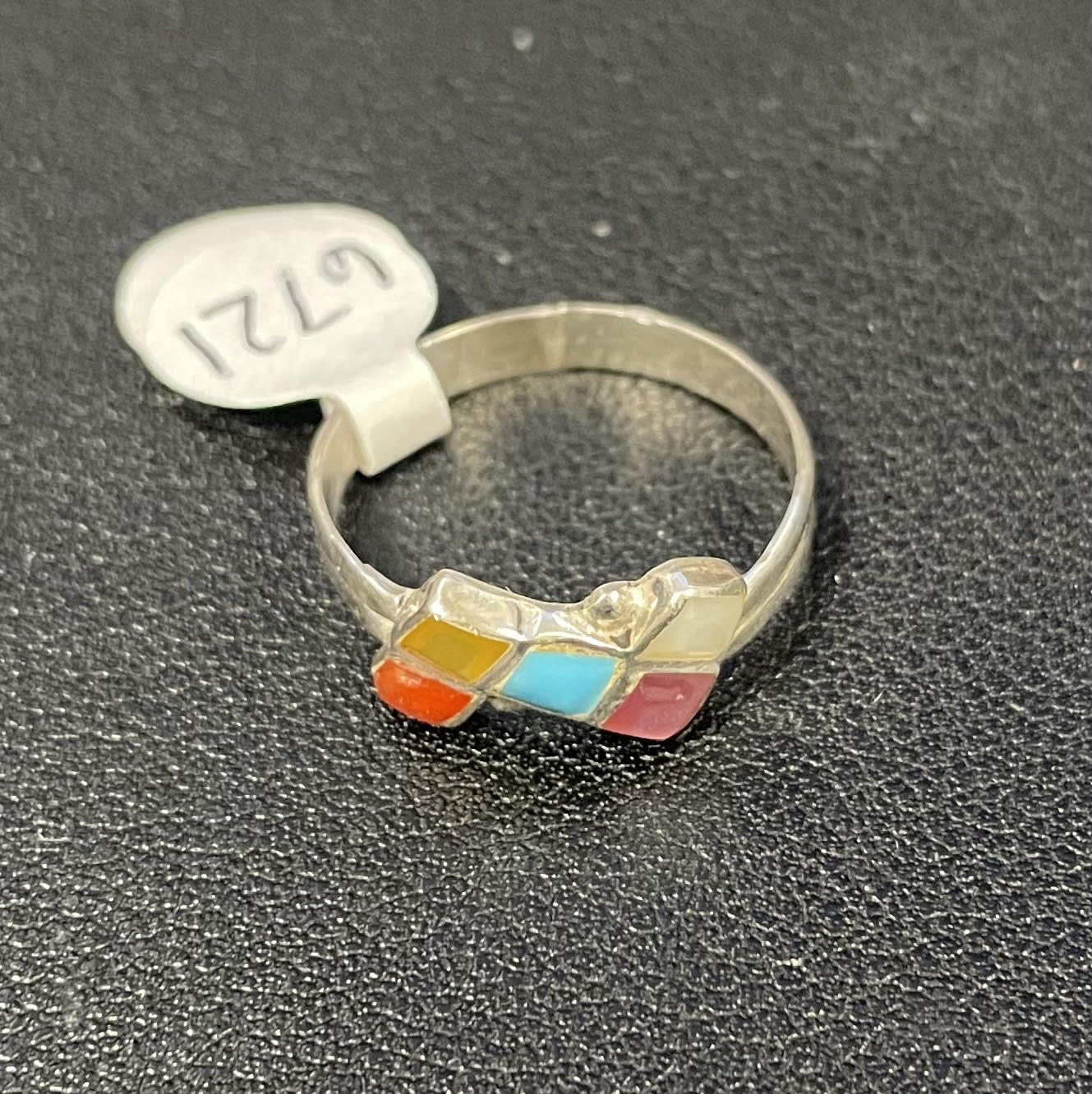 5 Multi-Stone Rhombus Ring