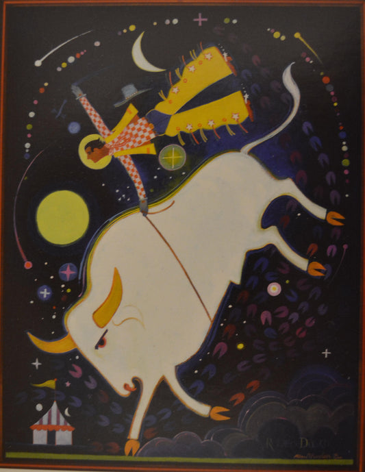 "Rodeo Dance" Allan Mardon Postcard