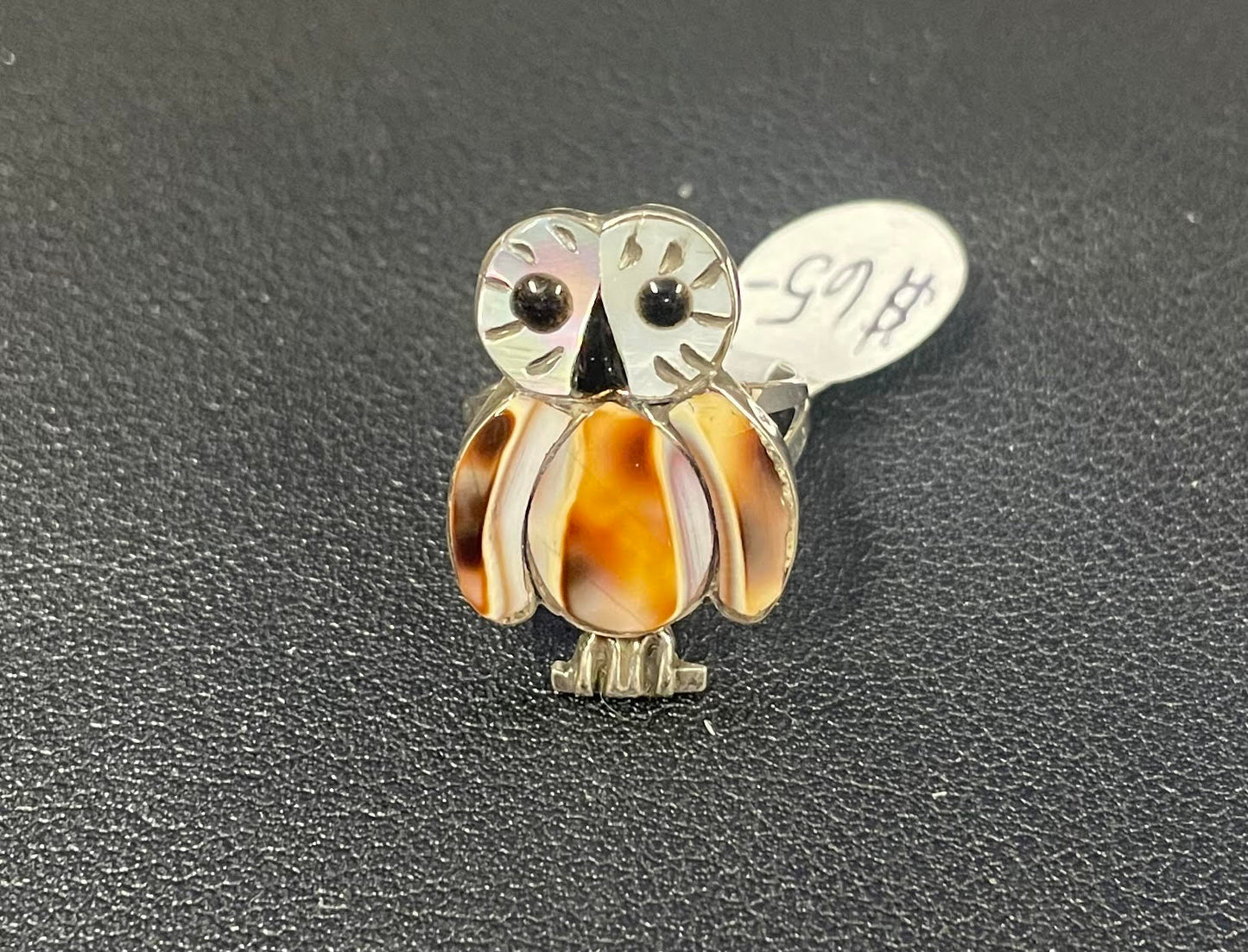 Multi-Stone Owl Ring