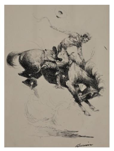 Bronc Buster #2 by Edward Borein