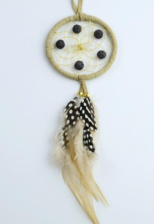 Dream Catcher with Lava Beads 2.5''