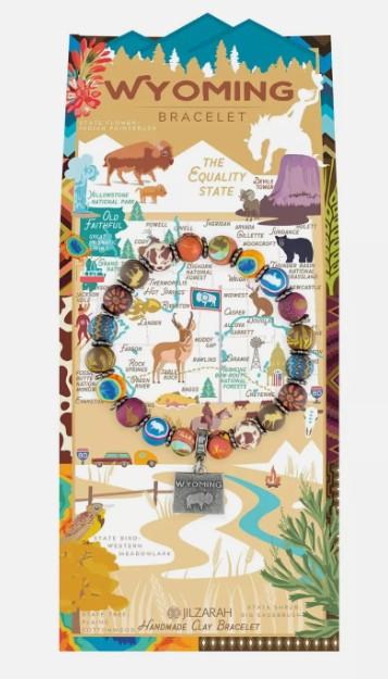 Wyoming Clay Bead Bracelet