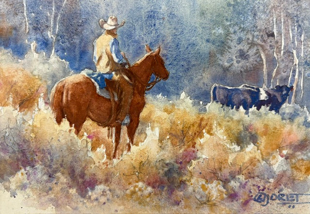 Julie Oriet "Checkin' Cattle"