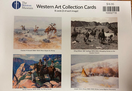 4-Pack Western Collection Cards
