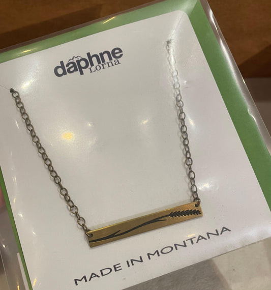 Daphne Lorna Wheatgrass Necklace