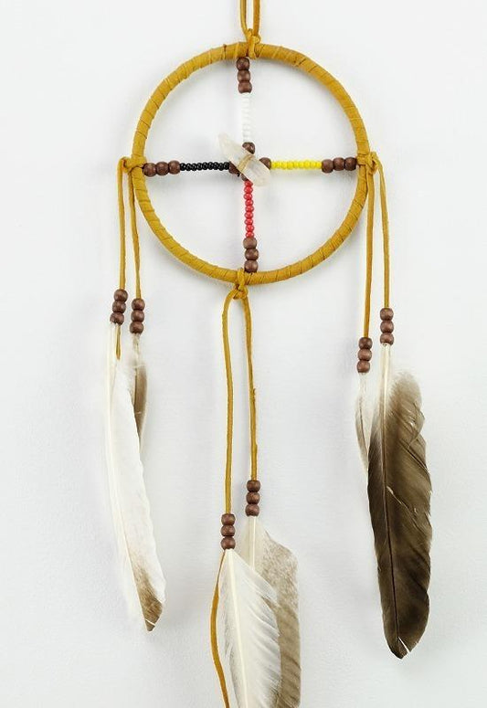 Dream Catcher Medicine Wheel with Crystal 4