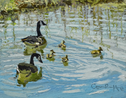 "Geese Flotilla" by Karen Conduff